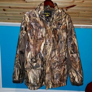 Cabela's Camouflage Hunting Jacket. LG